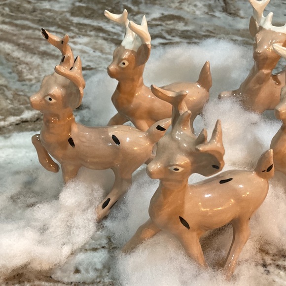 Vintage Santa and Reindeer display - Picture 4 of 4